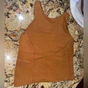 Lululemon Key To Balance Tank Top Copper Brown size 4